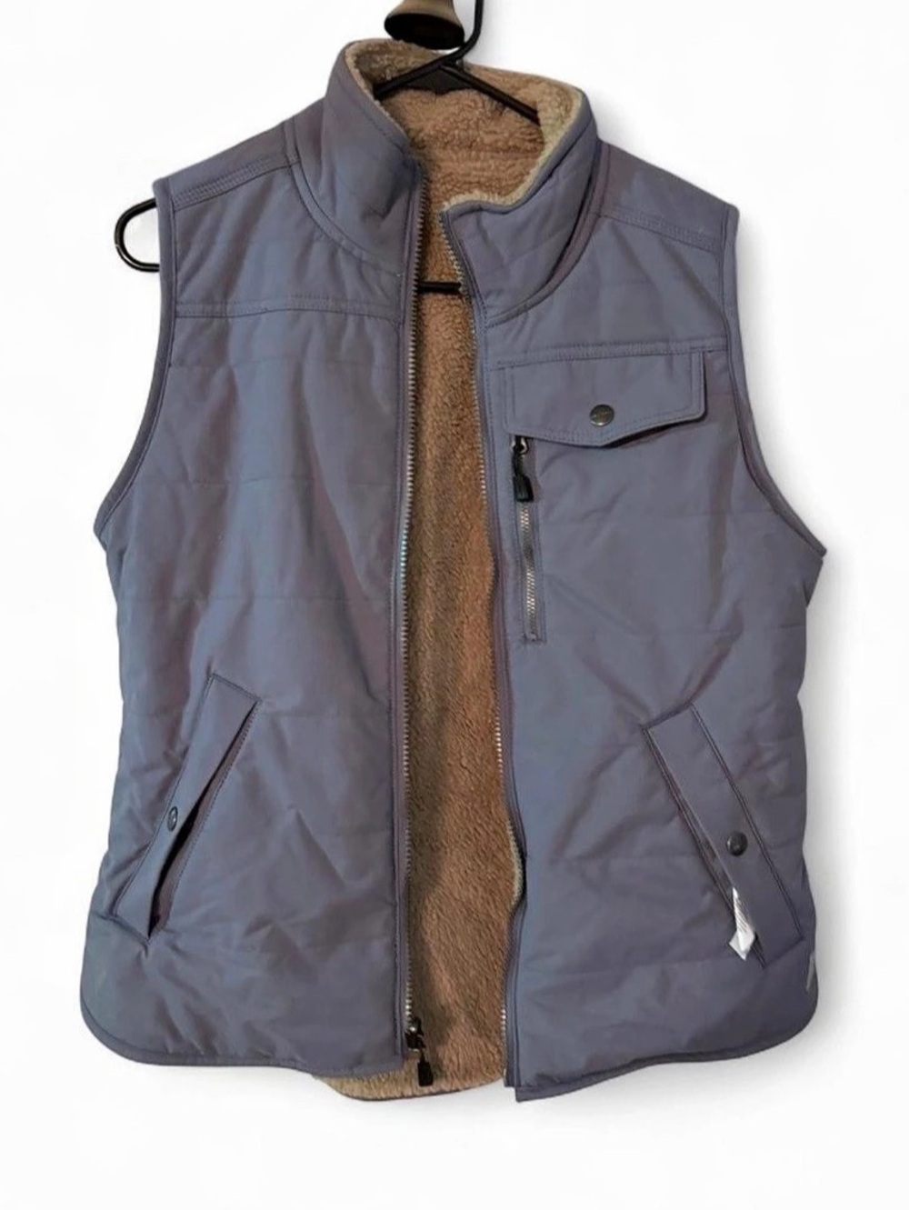 Carhartt Women's Utility Sherpa-Lined Vest Purple Small